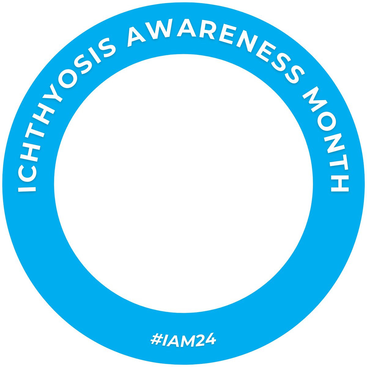 Feel free to use this frame for your profile picture for the month of May! #IAM24 #ichthyosis #raraedisease #SkinDisorder