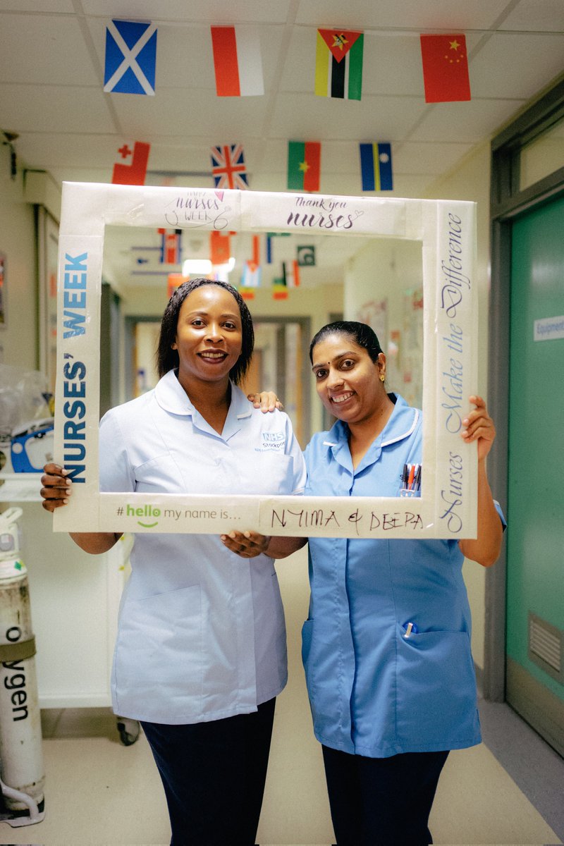 From Brikama, Gambia 🇬🇲, HCA Nyima values Fairness and Kindness in her care and becomes a hairdresser for her patients sometimes. She celebrates #NursesWeek with RN Deepa 🇮🇳, an ardent dancer💃. #NursesWeek2024 Nurses make the 𝐃𝐢𝐟𝐟𝐞𝐫𝐞𝐧𝐜𝐞!