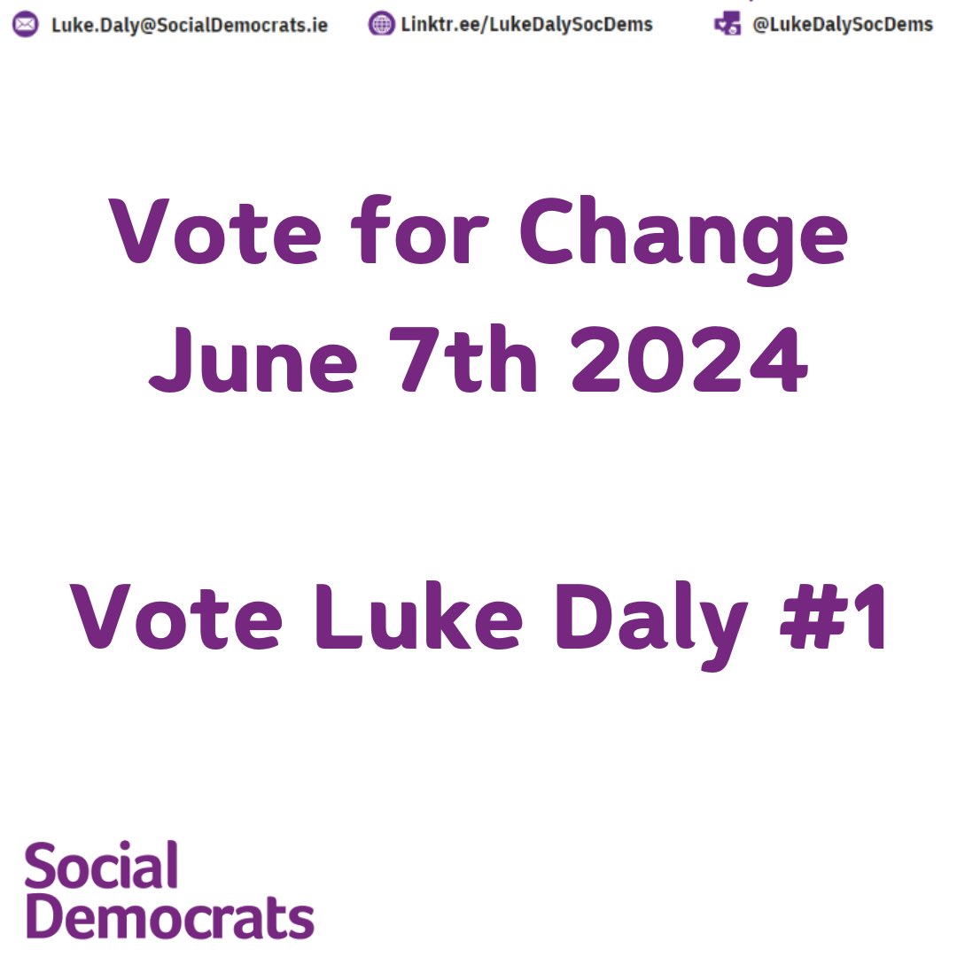 #Voteforchange #timeforchange #le2024 #localelections2024 #politics #socdems #dubw #castleknock #blanchardstown #clonsilla #coolmine #dublinwest #fingal
