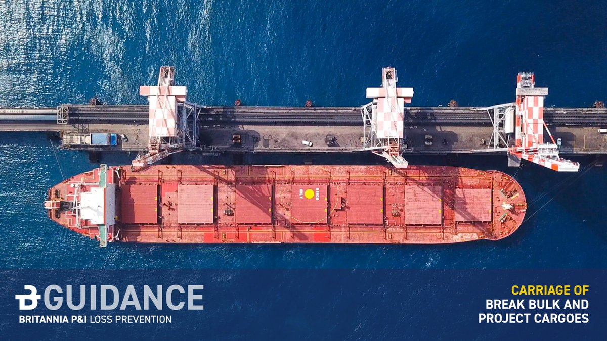 Recently, the Club has experienced several incidents involving damage to break bulk cargo. Read our latest loss prevention guidance for advice on how to effectively load, stow and secure all break bulk and project cargo here: ow.ly/yxgs50Rtq8O #shipping #maritime #cargo