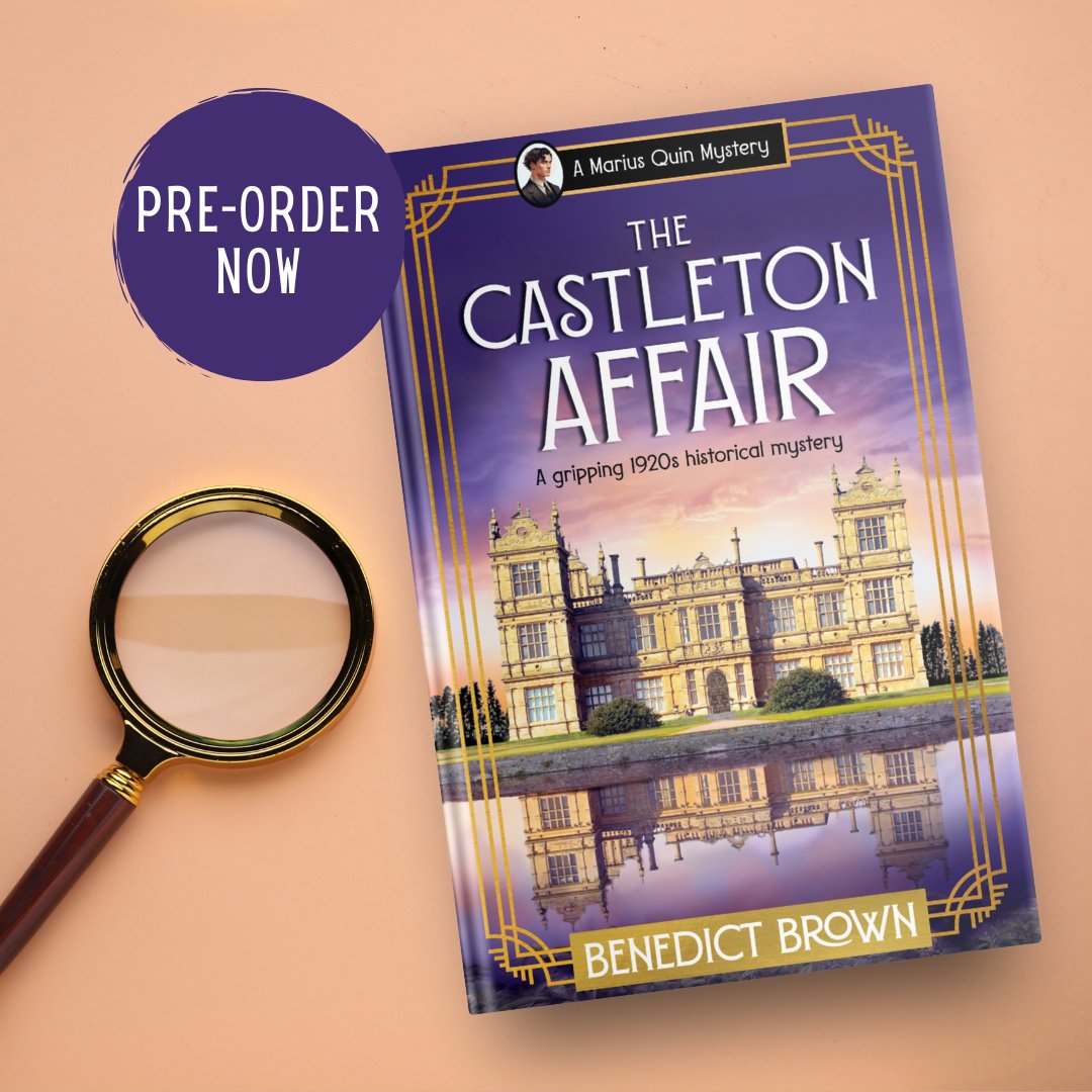 💙 Mystery writer Marius Quin returns in just ONE WEEK to solve another murder!

🔎 Don't miss out and pre-order The Castleton Affair by Benedict Brown today: geni.us/197-po-two-am

#murdermystery #cozycrime