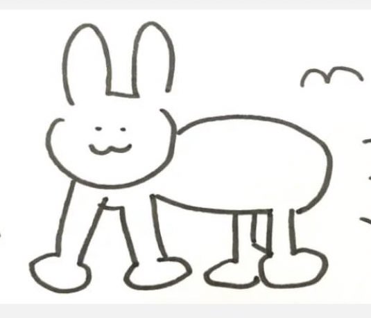 エゾユキウサギ、微妙に特徴を掴んでるのおもしろい   卯木千景………………………