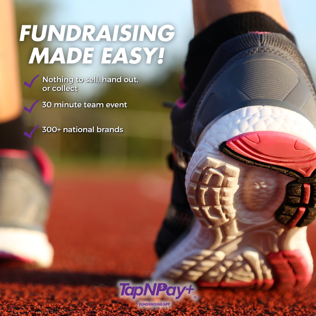 🏃‍♂️🏃‍♀️ Step up your fundraising game with TapNPay+! Every lap counts towards a brighter future. Ready, set, fundraise!  #TrackToSuccess #FundraisingGoals #TapNPayPlus #FundraisingApp #TeamFundraising #EasyFundraising