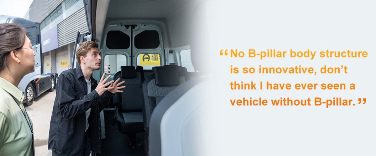 Our guests had the chance to experience SuperVAN in Beijing, and it became clear that this vehicle is ahead of the game. Find out what sets SuperVAN apart from a first-hand perspective. ⬇️ #SuperVAN #electricfleet #electricvan