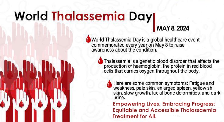Today marks #WorldThalassemiaDay Join in to empower lives and embrace progress through equitable and accessible treatment for all affected by thalassemia. Let's work together to ensure every individual receives the care they deserve. #ThalassemiaAwareness #WACCBIPis10