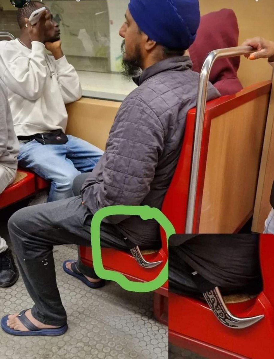 Sabem porque é que isto é possível no Metro, em Lisboa, em plena hora de ponta? Porque este país se tornou uma bandalheira de imigração!