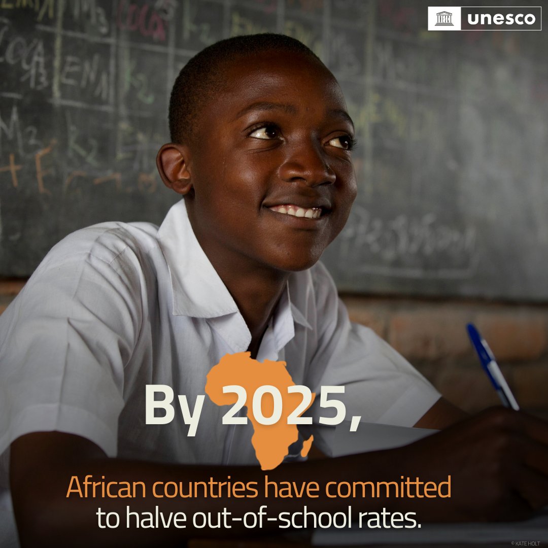 Education in Africa: countries are taking actions to halve the rates of out-of-school children in primary school by 2025! An equitable access to quality education reduces social, economic & gender inequalities, & builds peaceful societies. 👉on.unesco.org/42JS76F @GEMReport