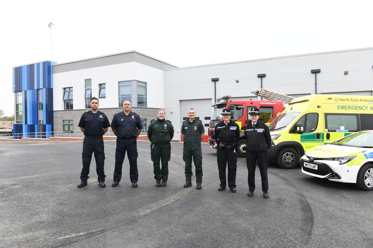 Preparations are underway to welcome our blue light partners to our brand-new combined emergency service centre, Hebburn Tri-Station. Firefighters carried out their first shifts last week, with @northumbriapol @NEAmbulance expected to move into the shared premises later in May.