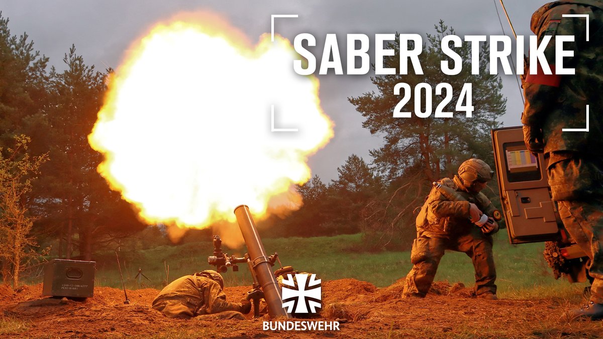 2024 steht für die Bundeswehr und ihre Verbündeten ganz im Zeichen des NATO-Manövers Steadfast Defender und der deutschen Übungsserie #Quadriga. Eine der zahlreichen Teilübungen ist Saber Strike. ▶️ youtube.com/watch?v=Bfub9I…
