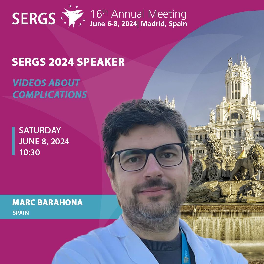 Just one month to go until @mbarahona17 Marc Barahona’s session on videos of complications at #SERGS2024! Will you be joining us in Madrid? 😎🤓🙌🫶 #roboticsurgery