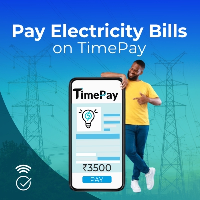 Ditch the queues, pay your bills with ease!
TimePay makes paying your electricity bills a breeze.
Just a few taps and you're done!

#TimePay #EffortlessPayments #ElectricityBills #PayBills #upiapp #upi #UPIPayments #DigitalPayments #mobileapp #onlinepayments