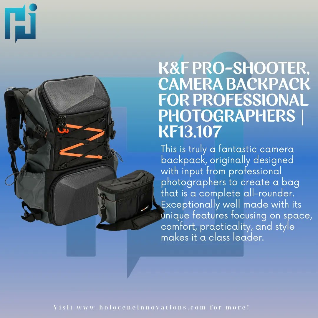 holoceneinnovat's tweet image. Check out the Pro-Shooter, Camera Backpack for Professional Photographers | KF13.107 from K&amp;amp;F Concepts. Click link in bio to visit our website!

Call +2348037591870 or +2349167019000 for enquiries

#kfconcept #camerabackpack #photographygear #professionalphotography #holocene