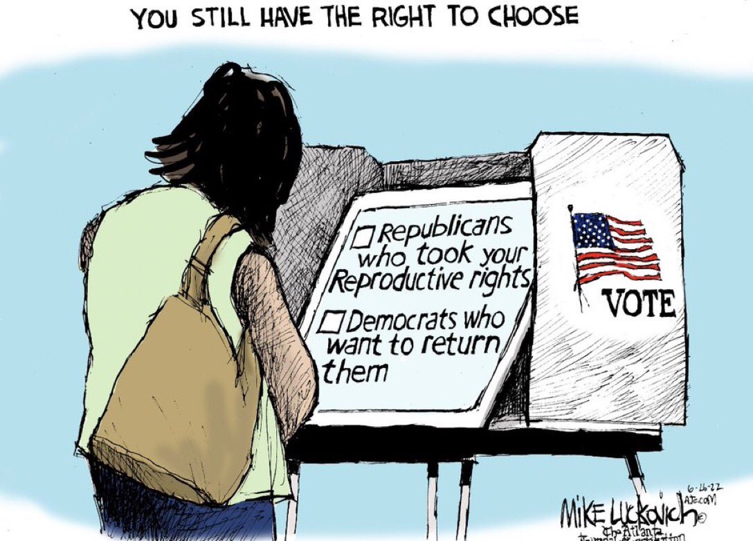 Louisiana, do you want your right to choose back? There is really a simple way to fix this.

VOTE. THEM. OUT. 

Instead in every election, even small town elections, even in school board elections, even in federal and state elections, 

#VoteForDemocrats. 

#wtpBLUE #wtpGOTV24