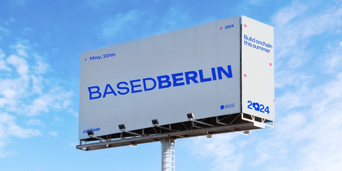 Berlin Builders: Build on top of the fastest-growing onchain social ecosystems during BasedBerlin RSVP: lu.ma/BasedBerlin24