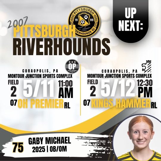 It’s our last weekend of home games with @HoundsAcademy for this season. I’m excited to play against these great teams again and battle for the win. @ECNLgirls @ECNLOhioValley @ImCollegeSoccer @ImYouthSoccer @TheSoccerWire @houndsspeed @Scot22tie