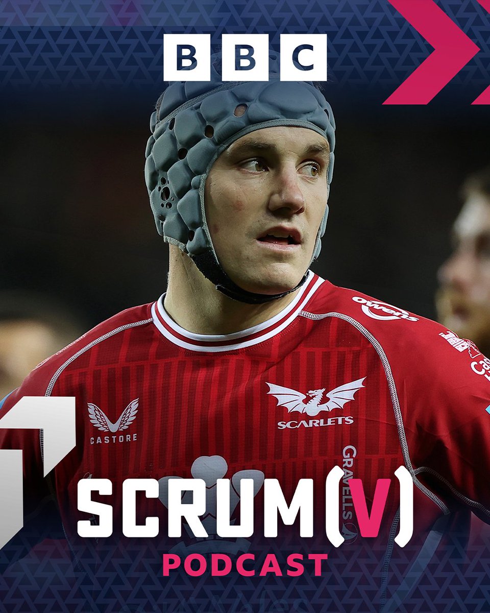 A special farewell on today's podcast... 🥲 @g_r_owen and @laurenemmaj head to Llanelli as Jonathan Davies says goodbye to the Scarlets. 🎧 Listen NOW on @BBCSounds #BBCRugby