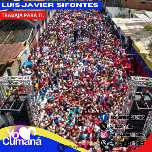 YO♥️CUMANA. 👉Alcalde @lossifontes: 💬'Acá el Pueblo de Marigüitar. 💯Siempre Chavista y Leal.' ¡Leales Siempre, traidores nunca‼️ 💛#Sucre 💙#Cumana ❤️#NadieDetieneAlPuebloValiente