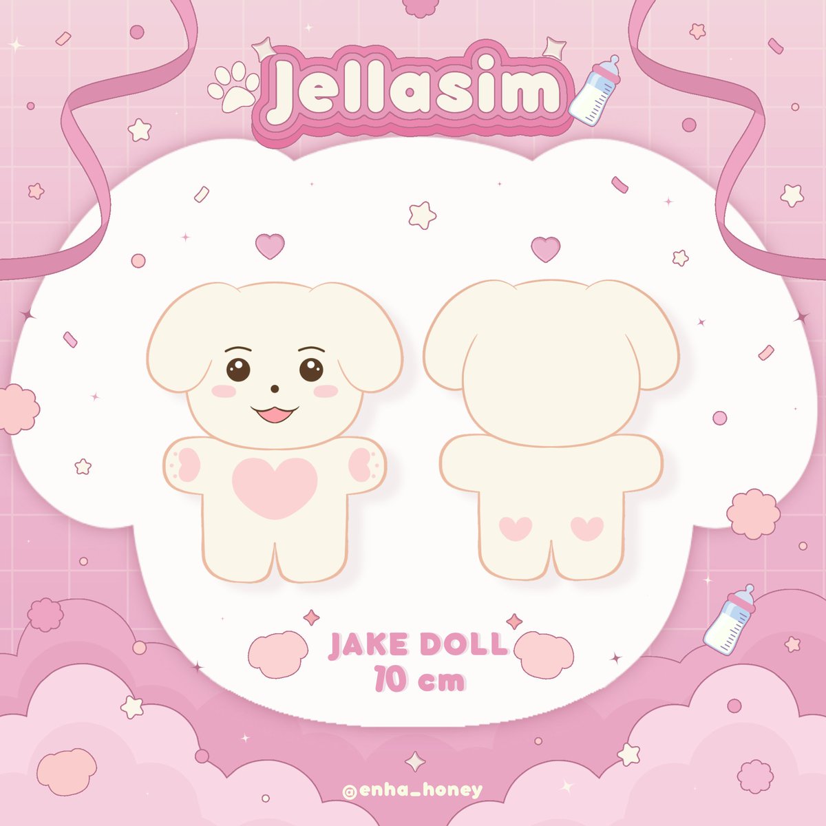 Please rt 🙏🤍

Hi mom, I will inform you about the pre-order of the Jake doll. 

🎁pre-order on 15 June - 15 July 🗓️
✨Are you ready ??? 🐶

𝒥𝒶𝓀𝑒 𝒹𝑜𝓁𝓁 10 𝒸𝓂   Rt & follow 💝

#ตลาดนัดenhypen #ENHYPENDOLL #엔하이픈  #JAKE #제이크 #ジェイク #enhypen