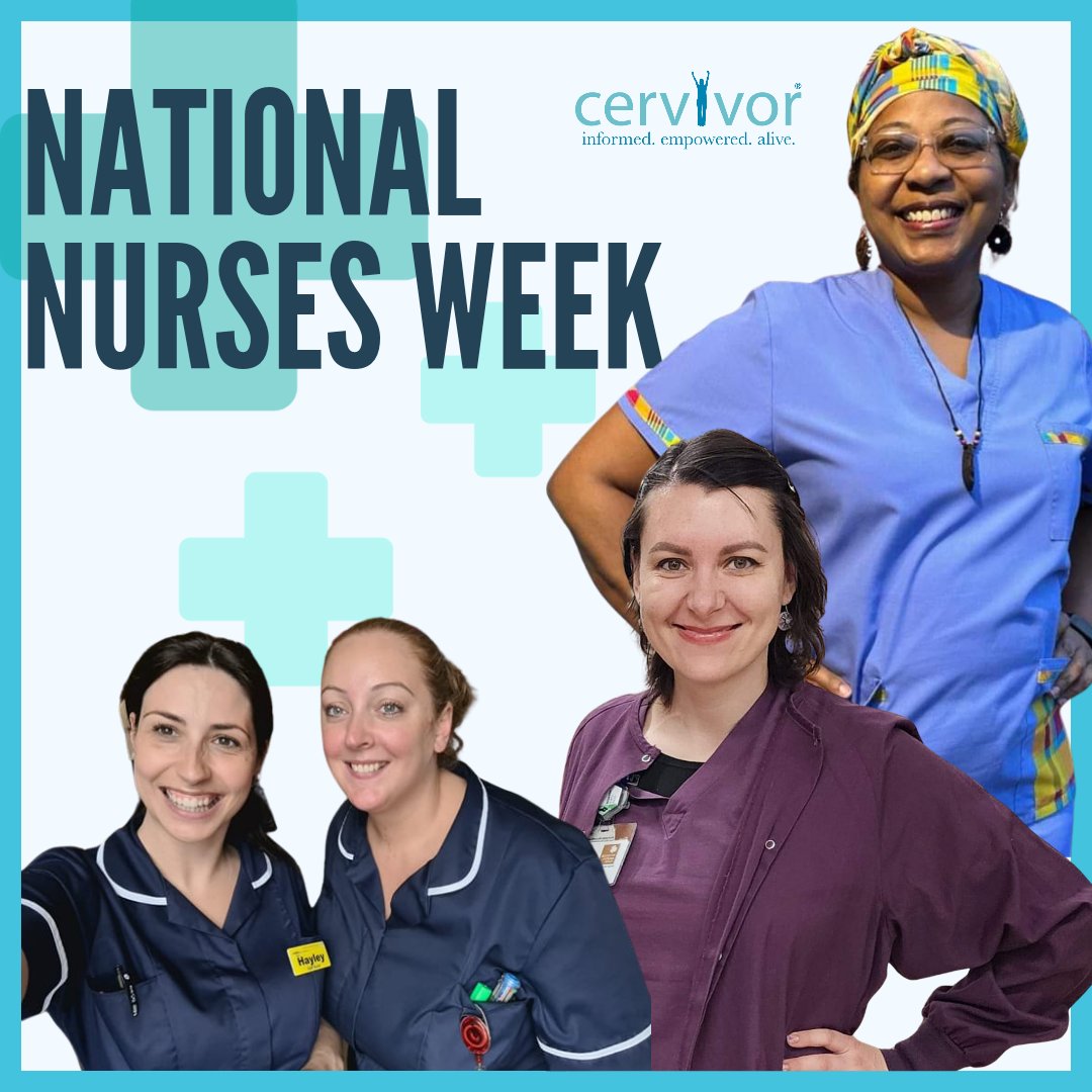 🌟 Happy #NursesWeek! A heartfelt thank you to all the nurses who have stood by us during our cervical cancer journeys. Your care, compassion, and dedication inspire us every day. #Cervivor #Grateful #CervicalCancer