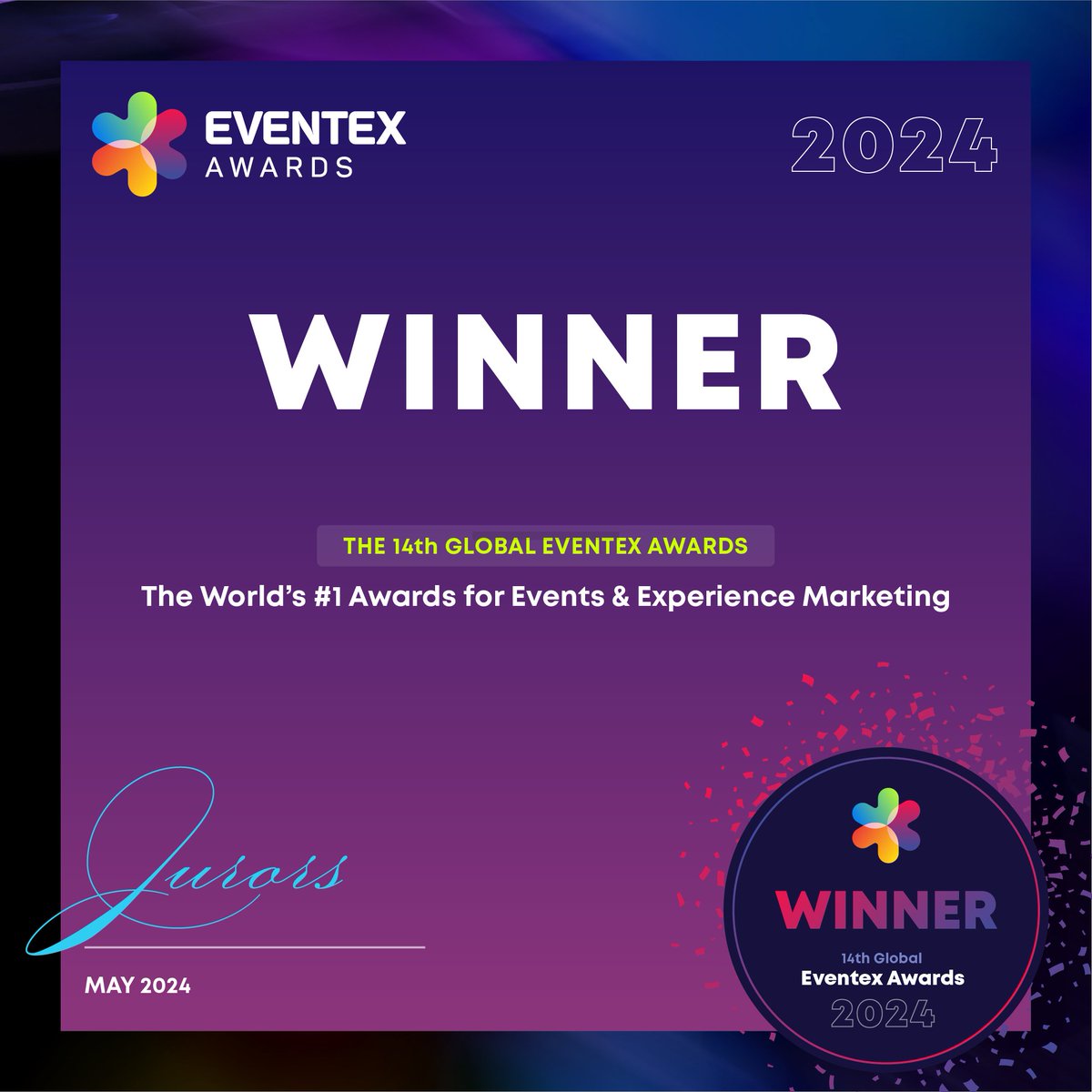 🏆 Big Win! We just snagged the Gold in the New Event Technology category at the Eventex Awards 2024 for our Camel Avenue Festival Drone Show!

Thank You! To everyone who supports us—this is just the beginning! ❤️

#eventexawards2024 #eventex #neweventtechnology #droneshow