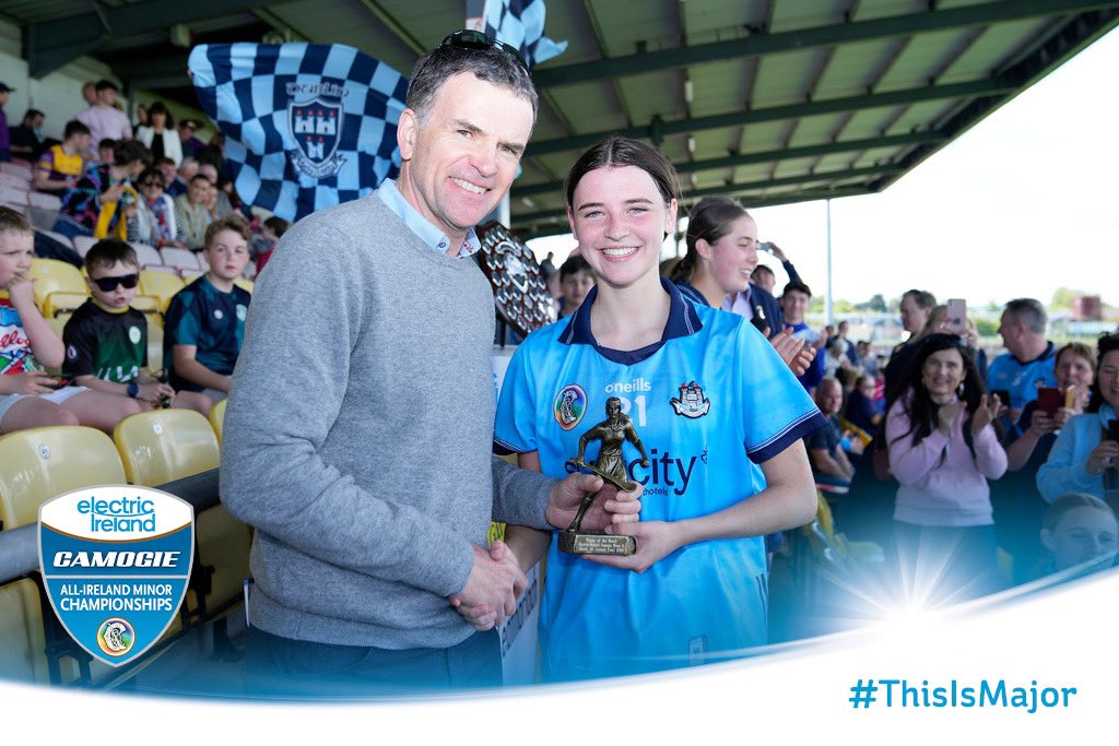 After two fantastic weekends of action including a replay in the Minor A Camogie Shield final, we want to wish congratulations to Sarah Corcoran of @camogietipp and Caitlin McKenna of @CamogieDublin for their Player of the Match performances 🏆 #ThisIsMajor