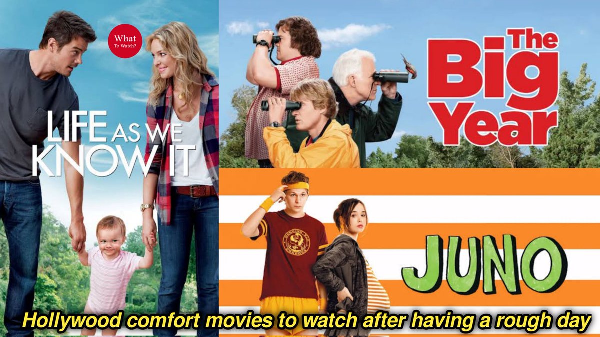 WhattoWatch15's tweet image. 🎬Life as We Know It (2010) - Rom Com
🎬The Big Year (2011) - Comedy/Drama
🎬Juno (2007) - Rom Com

All the 3 films will make you day forget and end your day with a good note.

Only The Big year is available for streaming on  Hotstar 

#LifeasWeKnowIt #TheBigYear #Juno