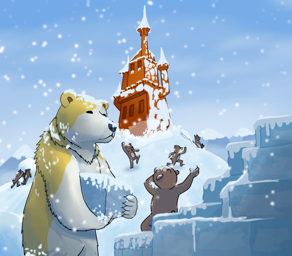 Step into a winter wonderland within Kingdomly! Witness Arkto's Snowy Hideaway is taking shape as he crafts a cozy shelter amidst the snowy landscape. Keep cool and embrace the chill until May 10!