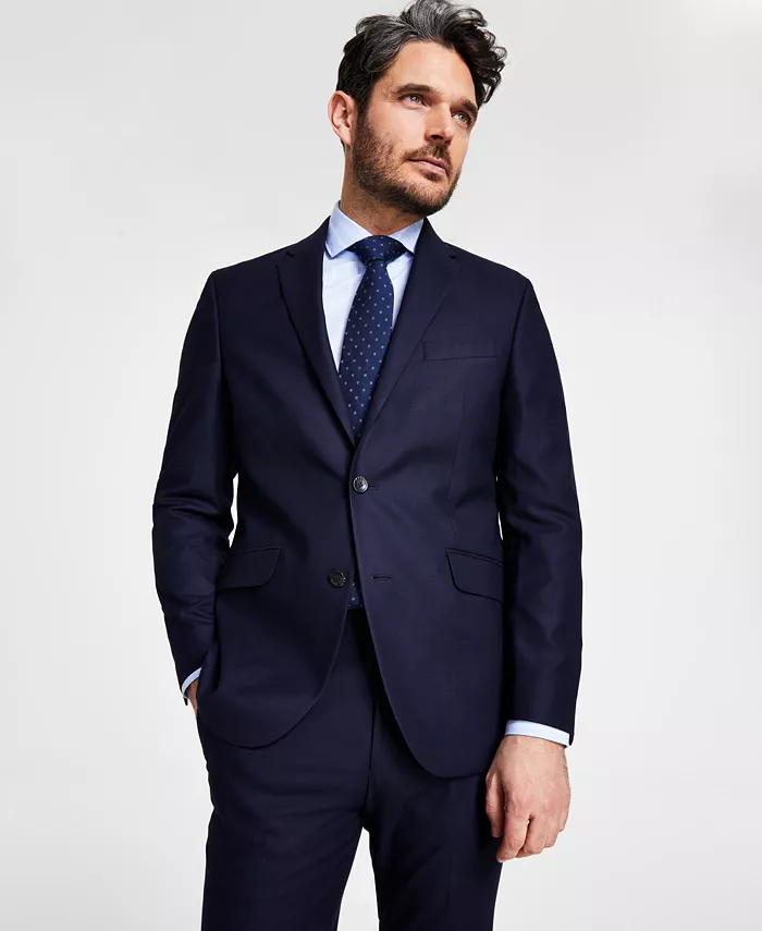 _macys__'s tweet image. Men's Techni-Cole Suit Separate Slim-Fit Suit Jacket