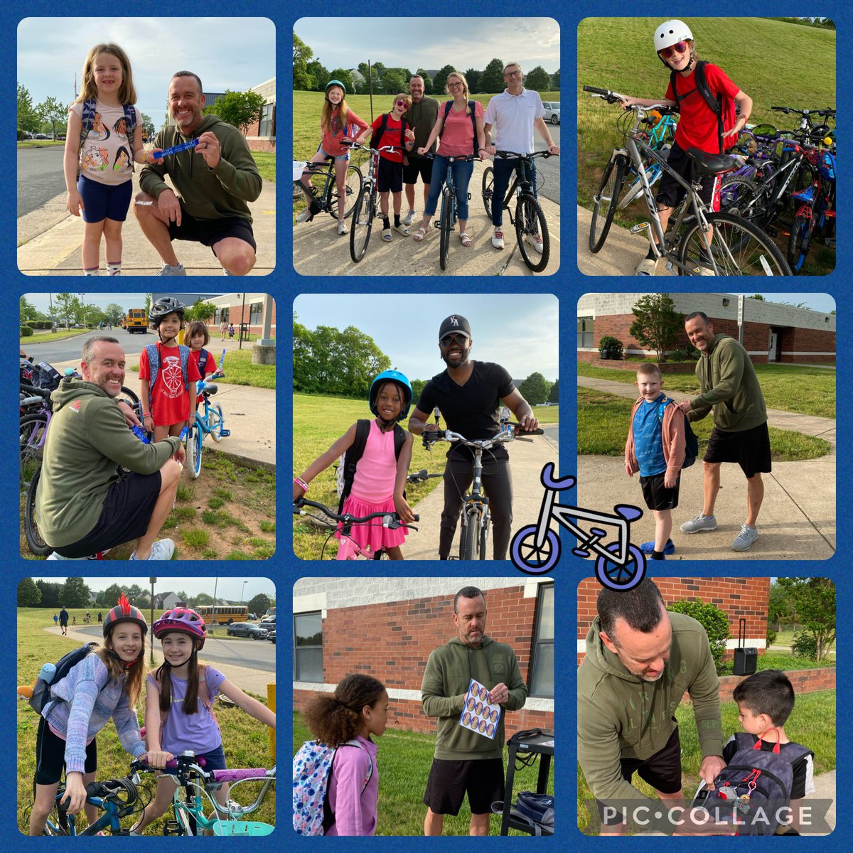 This morning was fantastic watching our tornadoes 🌪️ bike to school for National Bike to School Day! Huge shoutout to our incredible PE coaches for making this day so enjoyable and something we always look forward to! 🚴‍♀️ #NationalBikeToSchoolDay