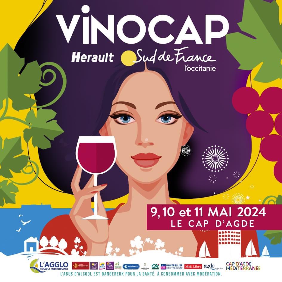 ⚡️Vinocap 2024⚡️ Hâte de vous retrouver sur les quais du Cap d’Agde pour déguster nos nouvelles cuvées !