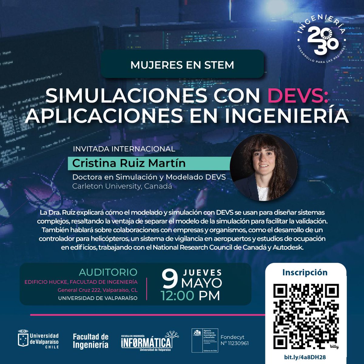 #WomenInSTEM #Carleton #UniversidadValparaiso