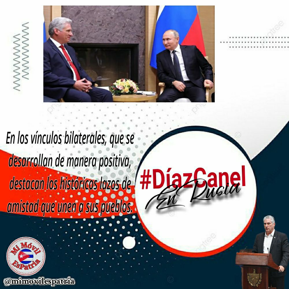Es objetivo de los dos gobiernos elevar las relaciones económico-comercial al mismo nivel de las políticas y diplomáticas. #DíazCanelEnRusia #YoSigoAMiPresidente