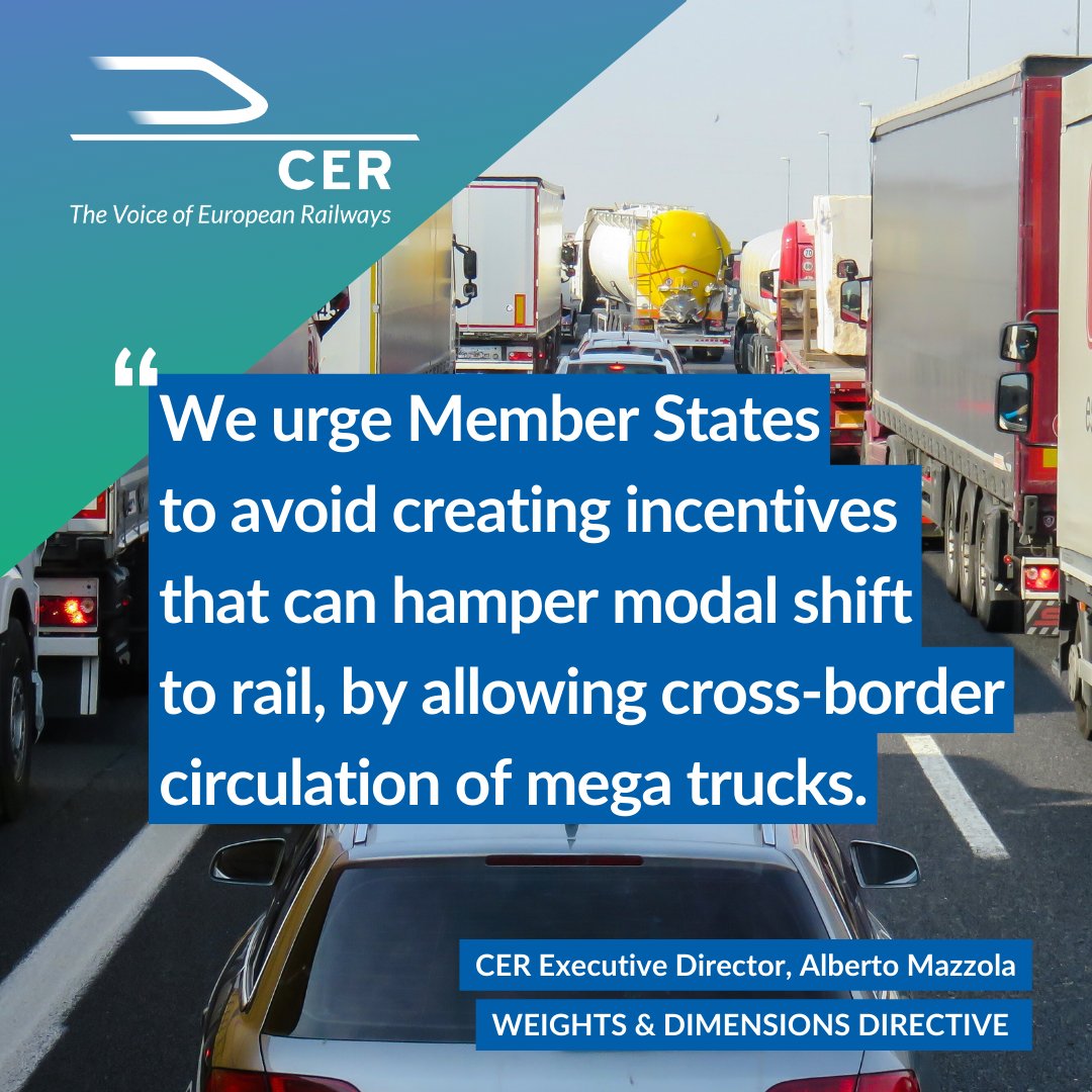 🔴Survey on ‘mega trucks’ #WeightsAndDimensions Findings show that when informed on the effects of #megatrucks on EU roads, European citizens are concerned about the consequences on both their safety and environment. Survey➡️cer.be/cer-press-rele… #EUTransport #StopMegatrucks