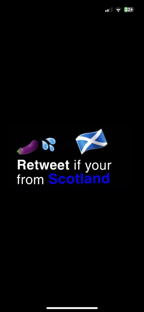 Retweet if your from Scotland 🍑🍆