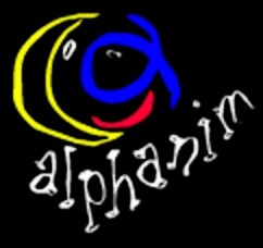 I like how eerie this 2000 Alphanim logo looks with the ink splats and the cartoony elements