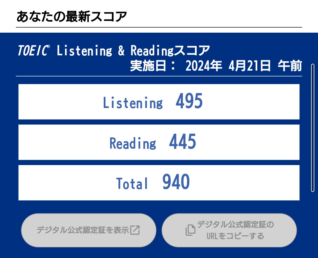 I should've spent more time to prepare #TOEIC test. #twinglish #xenglish