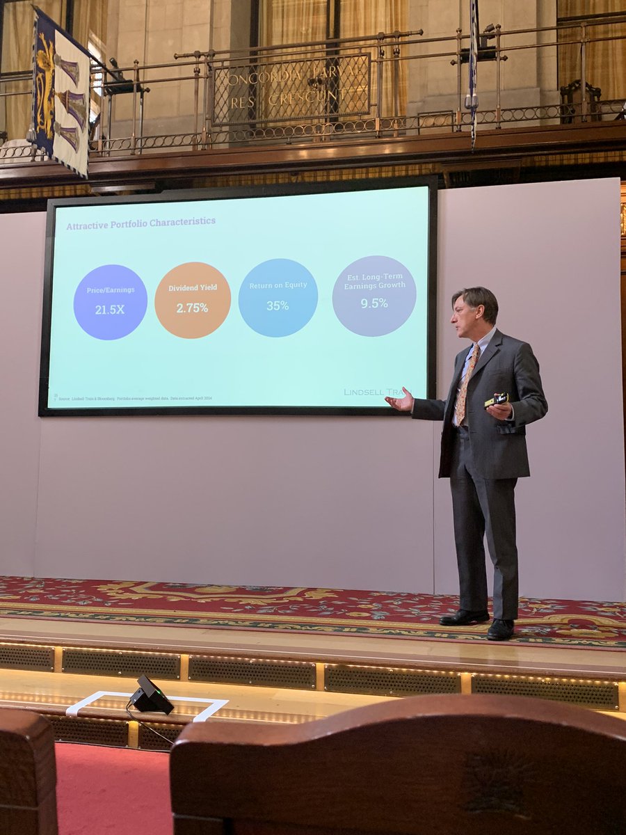 Rounding off the @FrostrowCapital Investment Companies Seminar, Nick Train of @FinsburyGT explains which portfolio companies he is particularly excited about - such as Rightmove, Experian and Sage. #investmenttrusts