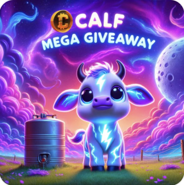GM! Welcome to now! Guess what? Time to share more! I have 2 Raffle Tickets to @Calf_Token with a GIANT prize pool, and you can win one! To enter: Follow us both Like/RP Comment your favorite domesticated AND wild animals AND why for both Good luck! Check Discord for…