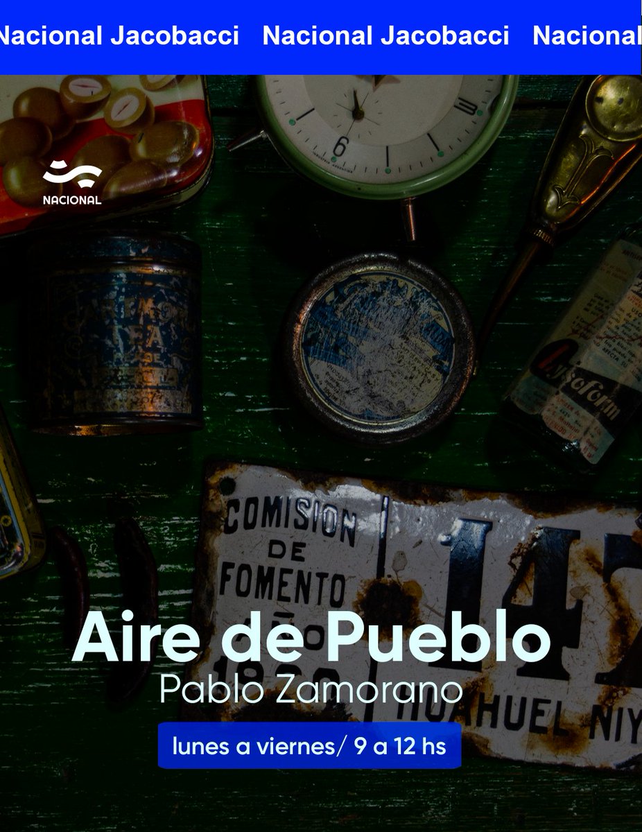 NacJacobacci's tweet image. 🧉Buen día🧉 ¿Ya tomaste matecitos? Hoy estamos a 0º de temperatura
Te invitamos a poner la pava o a ensillar tu mate y sumarte a la mañana informativa;
estamos en FM 93.5 o en internet radionacional.com.ar