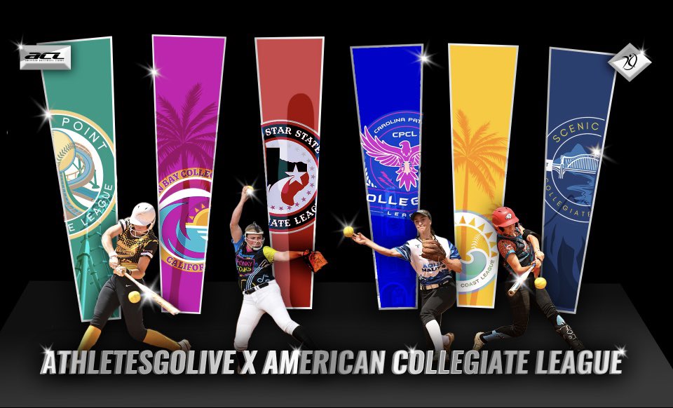 American Collegiate League (@aclcollegiate) on Twitter photo Get ready for all ACL Regional League Summer Softball coming all summer long!
All games around the country with live play production by the team of <a href="/gray_robertson/">Gray Robertson</a>! All games broadcasted on <a href="/AGLSoftball/">AthletesGoLive Softball</a> all summer long, download free ACL phone today to watch all game action! Get ready for all ACL Regional League Summer Softball coming all summer long!
All games around the country with live play production by the team of <a href="/gray_robertson/">Gray Robertson</a>! All games broadcasted on <a href="/AGLSoftball/">AthletesGoLive Softball</a> all summer long, download free ACL phone today to watch all game action!
