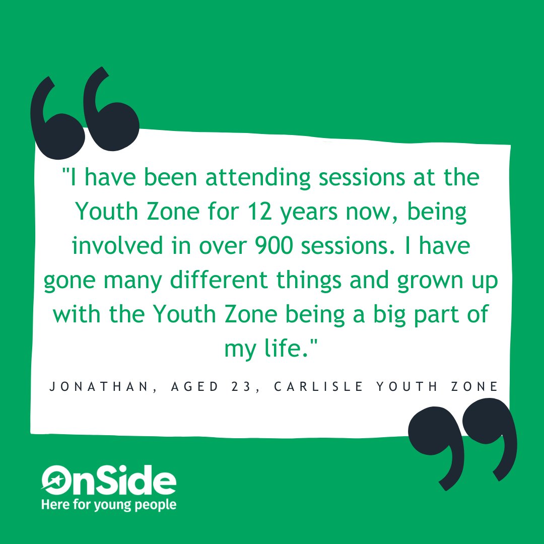 12 years and over 900 sessions, Jonathan's been on a real journey with @CarlisleYZ. His story shows the power and impact of youth work. bit.ly/4aaAAXu