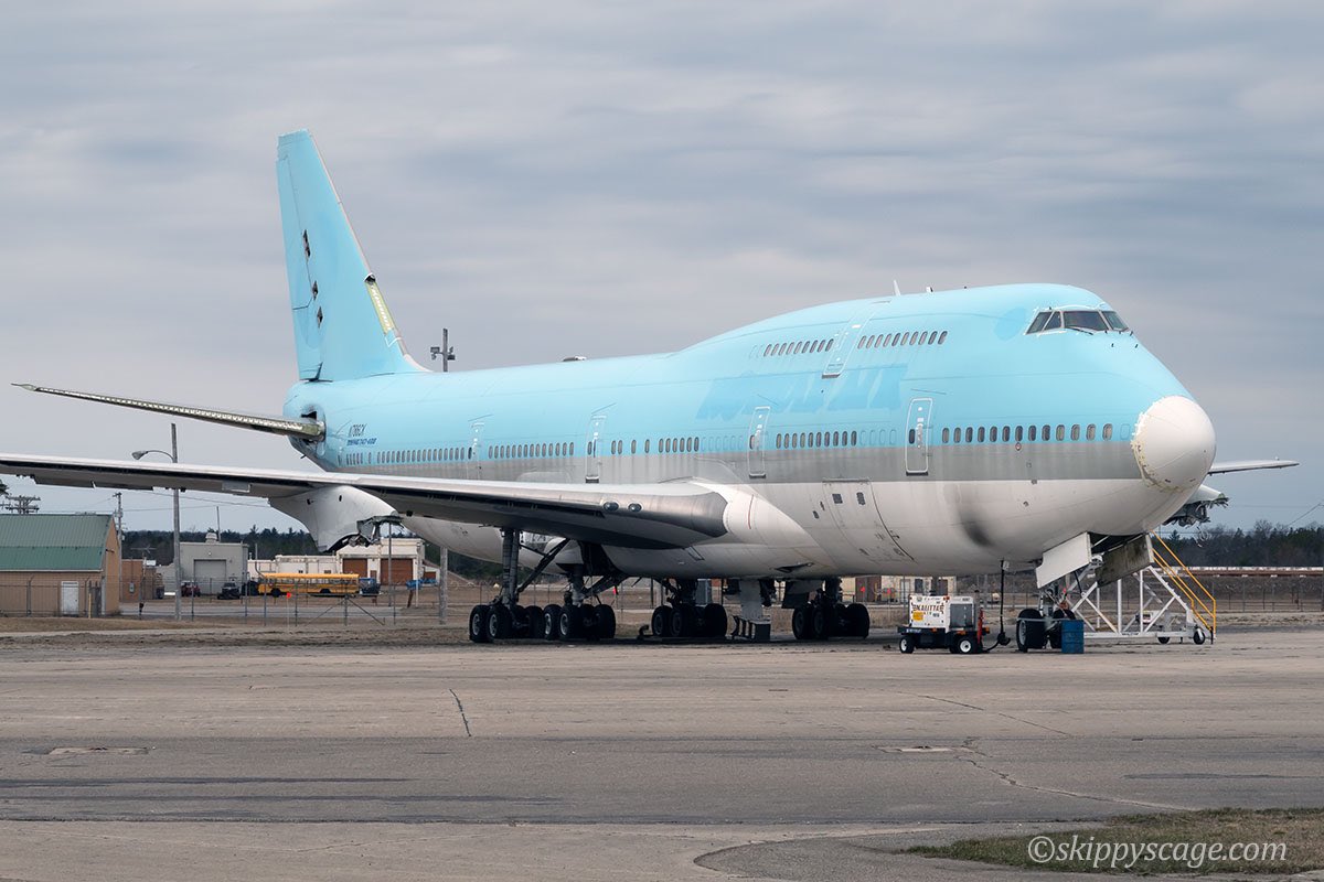 Boeing 747-400 N786CK | Korean Air | Oscoda-Wurtsmith Airport, MI KOSC | March 2024 | this is ex HL7402

#commercialaviation #avgeek