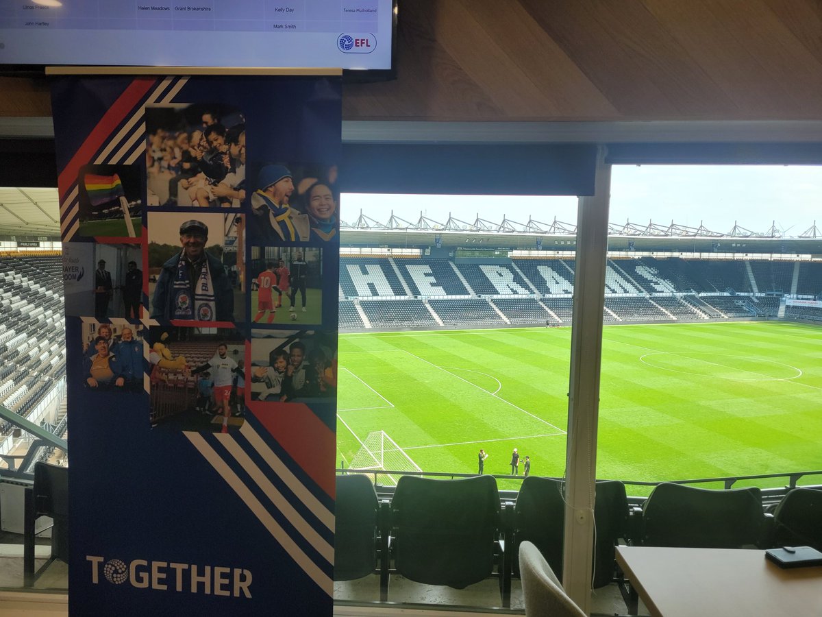 It's good to be back at @EFL events for @ChesterfieldFC