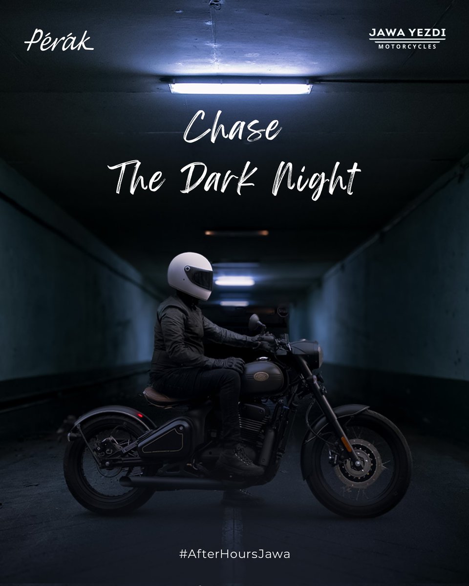 The new Jawa Perak is here to ignite your midnight escapades. Chase the darkness of the night and discover a world unseen, a world waiting to be conquered on two wheels. #TheNewJawaPerak #JawaYezdiMotorcycles #AfterHours #AfterHoursJawa