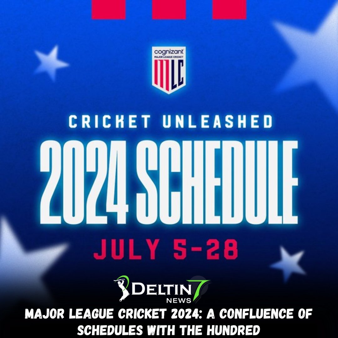 Major League Cricket 2024: A Confluence of Schedules with The Hundred
#MajorLeagueCricket #t20 
cutt.ly/dew1B3w8