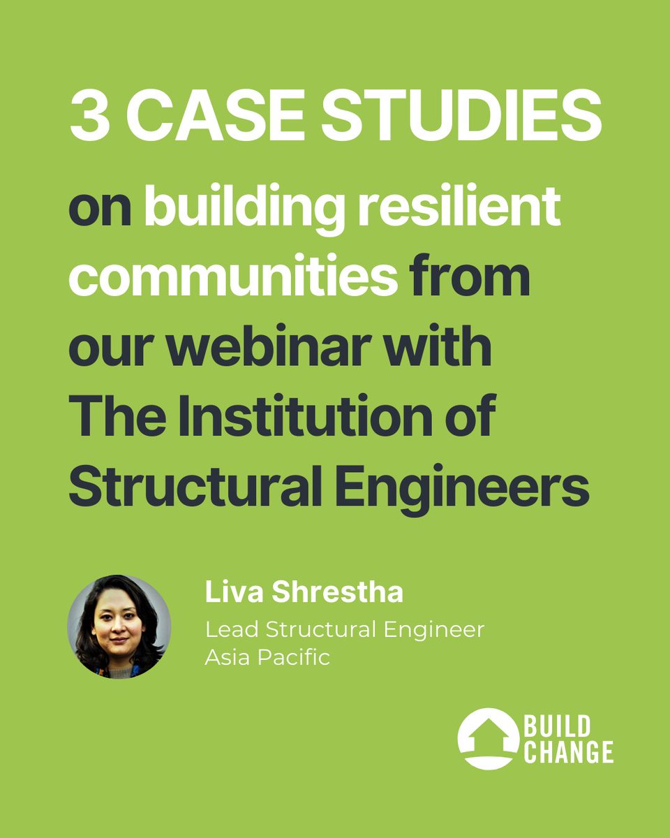 What strategies can work when building #resilient communities? Learn about unique approaches in #Colombia, #Nepal, and the #Philippines in these #casestudies from our webinar hosted by @IStructE. loom.ly/xjObPZo