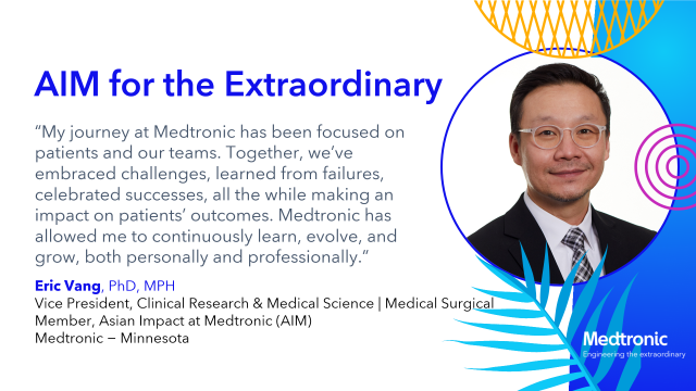 I'm inspired working with Eric whose contributions to Medtronic are being celebrated throughout Asian American Native Hawaiian/Pacific Islander Heritage month. Join the team that powers the extraordinary. #CareersThatChangeLives #MedtronicEmployee bit.ly/4dzbrsn