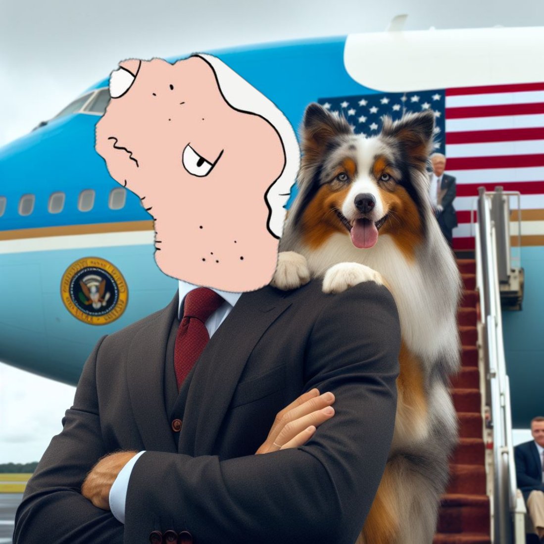 Arctic is now the presidential dog for $BODEN on #Base @BASED_BODEN 
#AIMeme #AstroAussie #BasedBoden #presidentiallifestyle