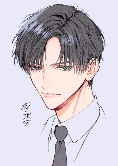 恋と深空ホムラ君描いたので3人揃った 