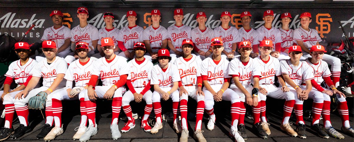 University high baseball finished 10-0 in BCL, and we defend our title at Alberts Park in San Rafael vs Stuart Hall tonight. Go Red Devils! <a href="/SFUHSorg/">UHS</a>